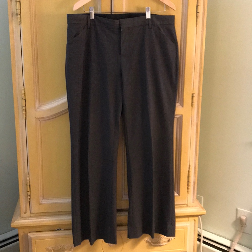 GAP  dark gray trousers.